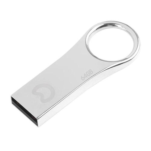 Clé USB 64GB-Anneau métallique étanche et antichoc-