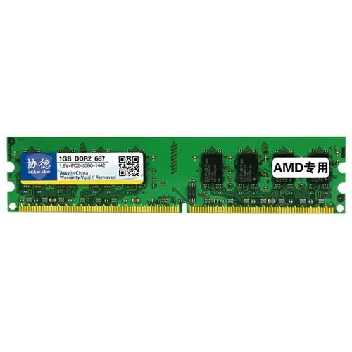 Module de RAM DDR2 667 MHz 1 Go-Mémoire de bureau XIEDE pour AMD