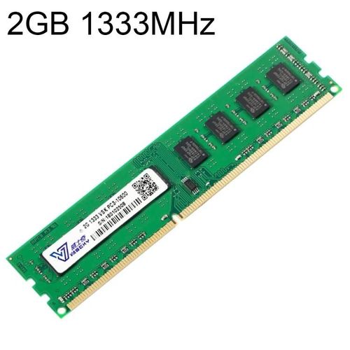 Module de RAM DDR3-2GB 1333MHz PC3-10600 pour ordinateur de bureau-