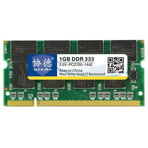 Module de RAM DDR 333MHz 1GB pour ordinateur portable-Compatibilité totale,XIEDE