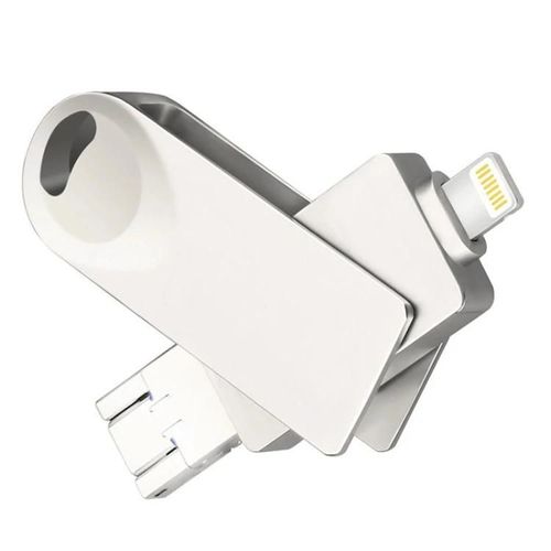 Clé USB Metal Twister 3-en-1 de 16 Go-Interface Micro USB,USB,8 broches