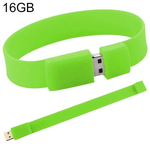 Clé USB 16GB-Bracelet en silicone,USB 2.0-