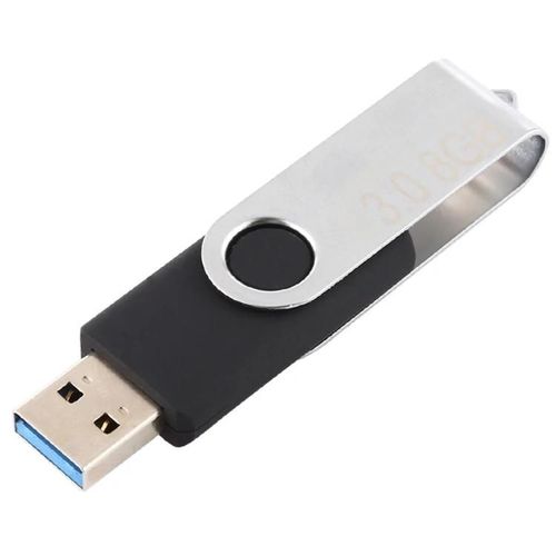 Clé USB-8GB Twister USB 3.0,Noir-Noir