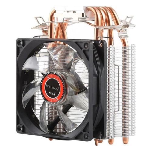 Ventilateur De Refroidissement-12v 1600rpm,40.5cfm,Roulement Hydraulique Pour Amd/Intel-Blanc
