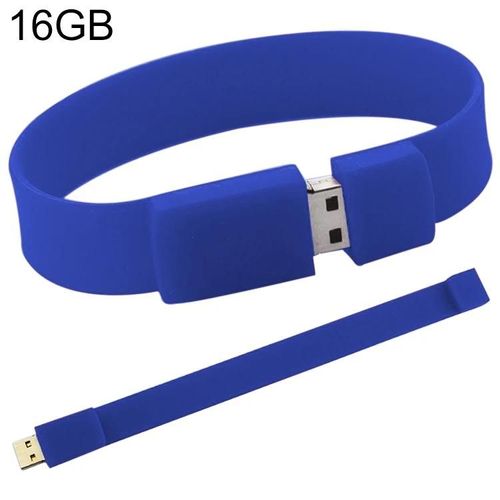 Clé USB 16GB-Bracelet en silicone,USB 2.0-