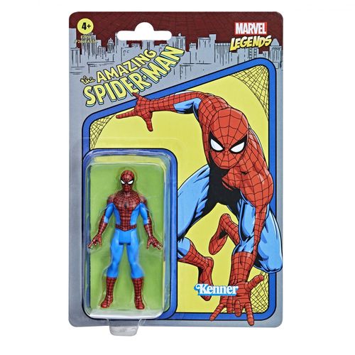 Marvel Classic Hasbro Marvel Legends Retro - Figurine Spider-Man De 9,5 Cm