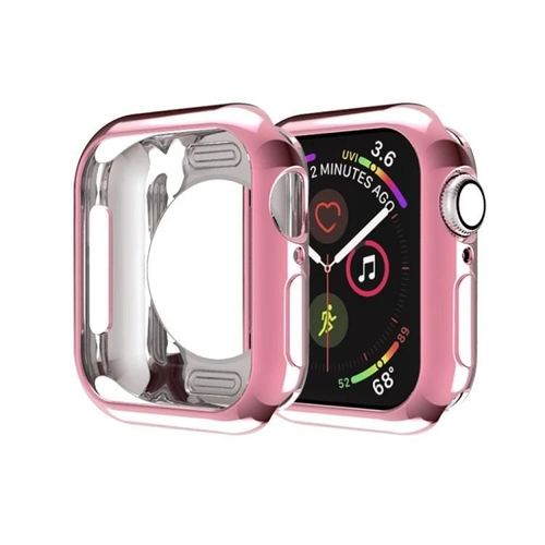 Coque Apple Watch Series 5 & 4-Housse De Protection En Tpu,Rose-44mm Rose
