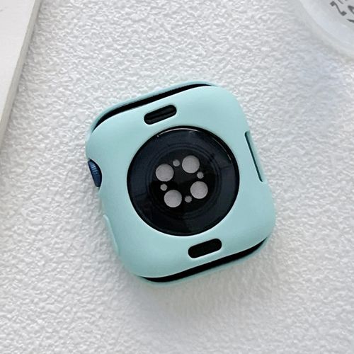 Boîtier De Montre Tpu Candy Color Pour Apple Watch Series 8/7 45mm-Gris Gris