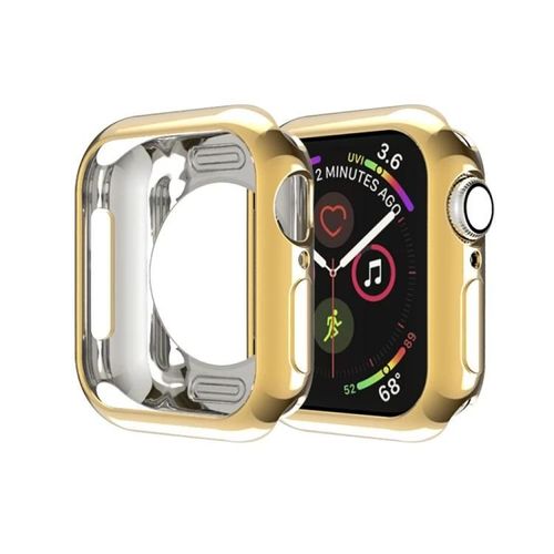 Coque Apple Watch Series 5 & 4-Coque De Protection Creuse En Tpu Doré