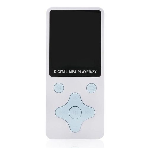 Lecteur MP4-Ultra-mince,qualité sonore sans perte,vidéo HD-T68 Blanc