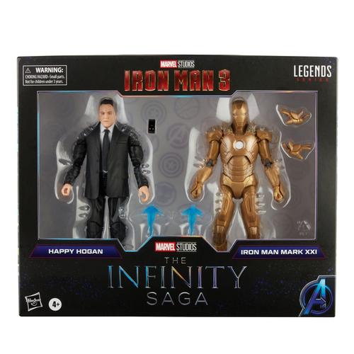 Marvel Classic Hasbro Marvel Legends Series, Happy Hogan Et Iron Man Mark 21 De 15 Cm