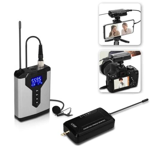 Micro-cravate sans fil-Enregistrement USB,support inclus,Q6 by