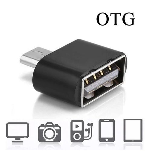 Adaptateur Micro USB vers USB-Fonction OTG pour Samsung,Huawei,Xiaomi,LG,HTC-Noir Noir