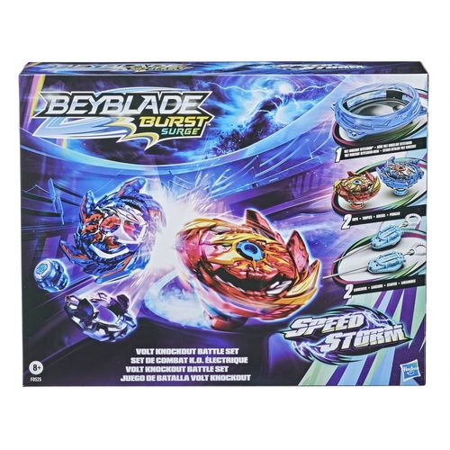 Beyblade Burst Surge Speedstorm, Set De Combat Volt Knockout