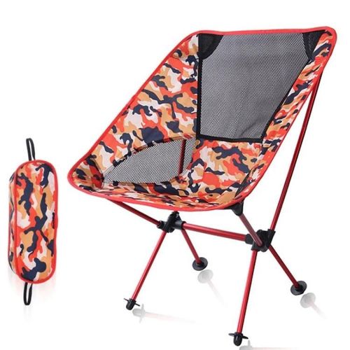 Chaise De Camping Pliante Portable-Fauteuil Inclinable Léger En Aluminium Camouflage