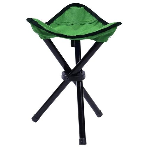 Tabouret Pliant-Chaise Triangle Portable Pour La Randonnée Et Le Camping,Capacité 100kg,22x22x31cm,Vert
