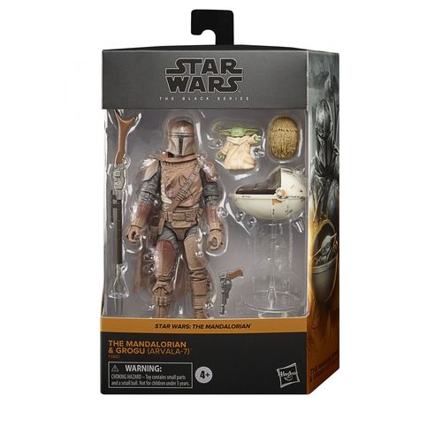 Star Wars Episode 1 Star Wars The Black Series The Mandalorian & Grogu (Arvala-7)