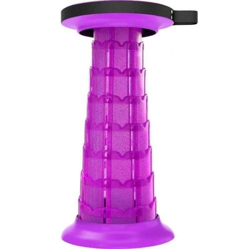 Tabouret Télescopique Pliant Portable-52cm De Hauteur,Couleur Violette,Violet
