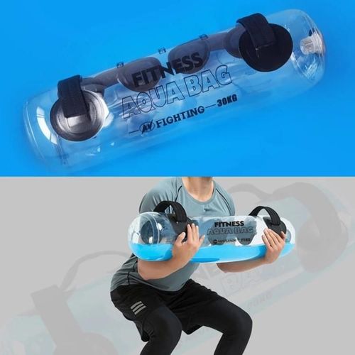 Sac De Musculation Gonflable-Portable Pliable Rempli D'eau 30kg Pour La Musculation