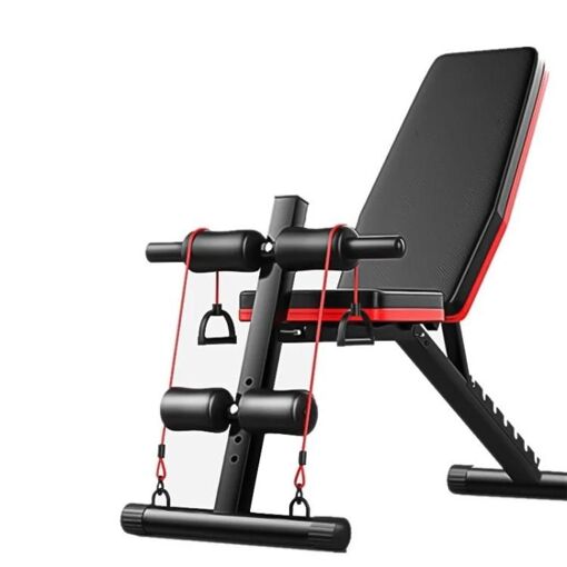 Banc de musculation multifonctionnel réglable - Banc de musculation pliable pour un