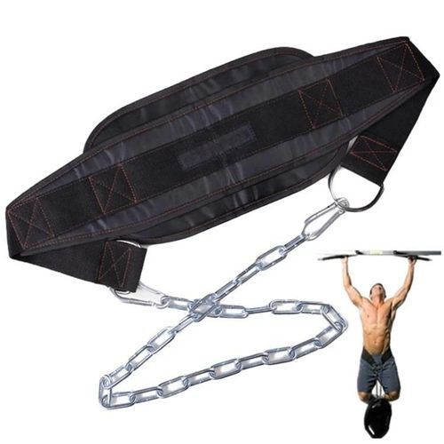 Ceinture De Musculation De Fitness-Chaîne De Fer Épaissie Pour Un Meilleur Soutien