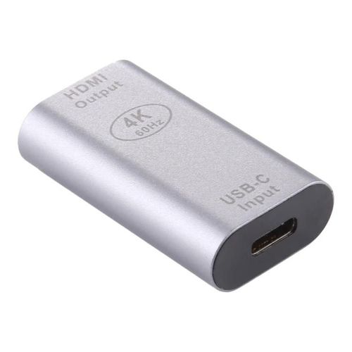 Adaptateur Type-C vers HDMI-Alliage d'aluminium,connecteur USB-C femelle