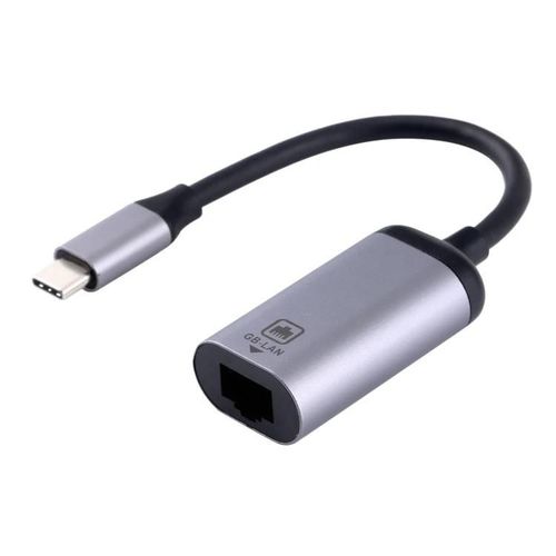 Adaptateur Type-C vers RJ45-Convertisseur Gigabit Ethernet pour appareils USB-C