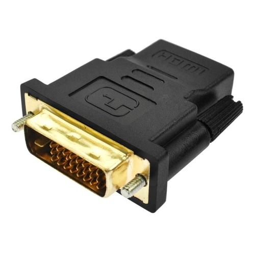Adaptateur DVI-D vers HDMI-24+1 broches mâle vers 19 broches femelle,