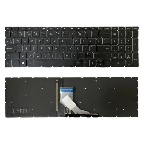 Clavier rétroéclairé-Capuchon en cristal pour HP Pavilion Gaming 15-DK version US