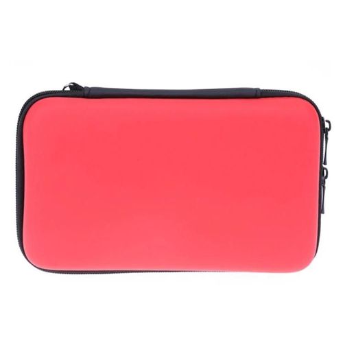 Étui De Protection Rigide Eva Nintendo 2ds Xl-Noir Et Rouge Support De Rangement Rouge
