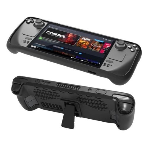 Étui En Tpu Steam Deck Avec Autocollant De Bouton Touchpad-Accessoire Portable