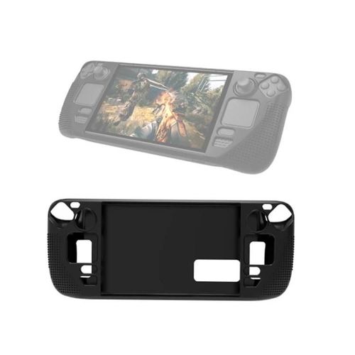Étui En Silicone Pour Console De Jeux-Antidérapant Pour Steam Deck,Noir-Pgtech