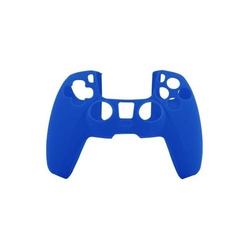 Étui En Silicone Pour Manette Ps5-Housse De Protection En Bleu |