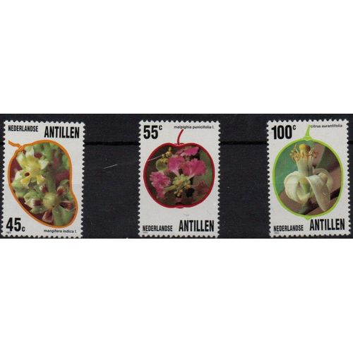 Antilles Néerlandaises Timbres Fleurs