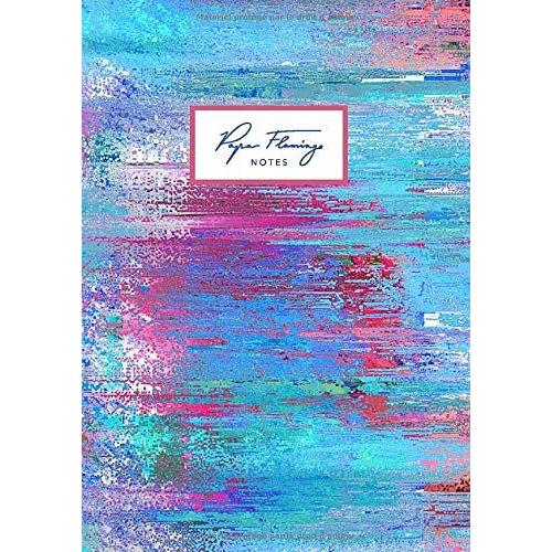 Carnet De Notes Papa Flamingo: Motif Réveil Nébuleux, Format A5, 96 Pages Lignées, Couverture Souple