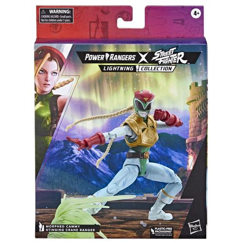 Hasbro Power Rangers X Street Fighter Lightning Collection - Morphed Cammy Et Ranger Stinging Crane