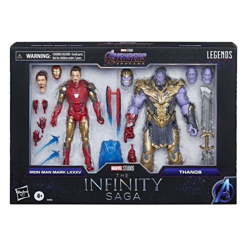 Marvel Classic Hasbro Marvel Legends Series, Iron Man Mark Lxxxv Et Thanos De 15 Cm