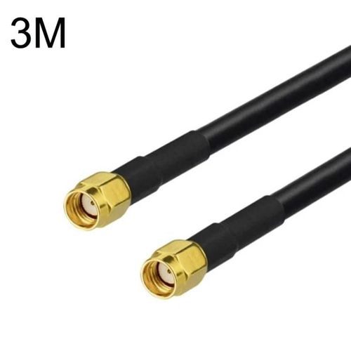 RP-SMA Câble Adaptateur Coaxial Mâle vers RP-SMA Mâle-3m RG58,