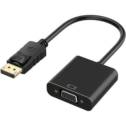 Adaptateur DisplayPort vers VGA-Convertisseur 20cm mâle vers femelle,