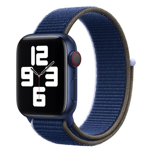 Bracelet De Montre Sport Pour Apple Watch Series 8/7/6/5/4-Bleu Mer Foncé Bleu Mer Foncé