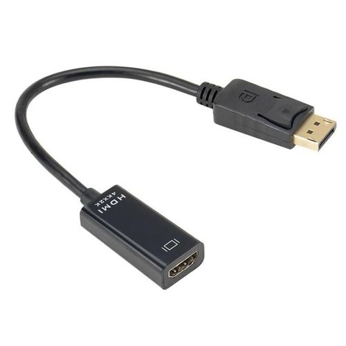 Adaptateur UHD 4K DisplayPort vers HDMI femelle-Câble de 20cm par
