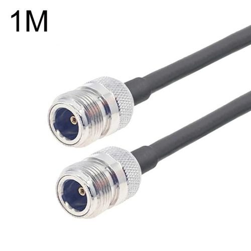 Câble adaptateur coaxial N femelle vers N femelle RG58-Longueur 1m |