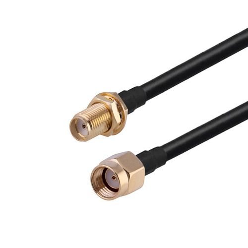 RP-SMA Câble Adaptateur Coaxial Mâle vers SMA Femelle-15cm RG174,