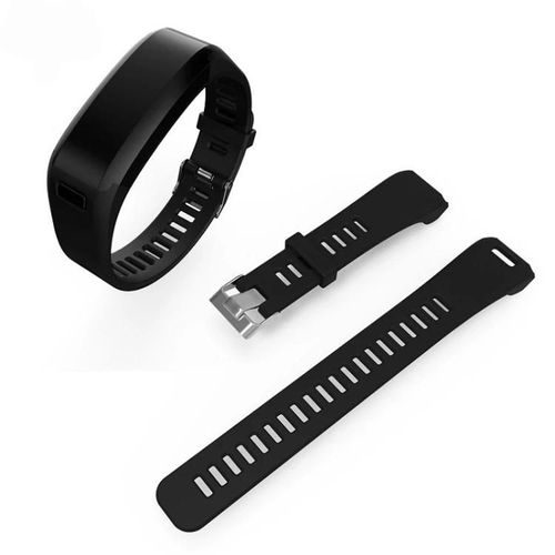 Bracelet De Montre Sport En Silicone Vivosmart Hr De Garmin-Noir,Durable Et Confortable Noir