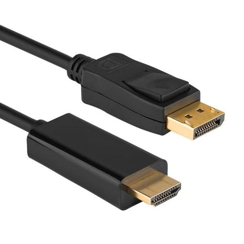 Câble DisplayPort vers HDMI-1,8 m mâle à mâle,