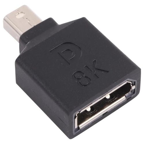 Adaptateur Mini DisplayPort vers DisplayPort 8K-mâle vers femelle,