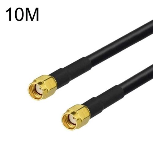 RP-SMA Câble Adaptateur Coaxial Mâle à Mâle-10m RG58,