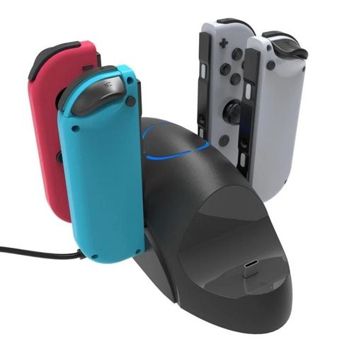 Joycon Gamepad Holder Holder Charger-Support De Rangement 6 En 1 Pour Nintendo Switch
