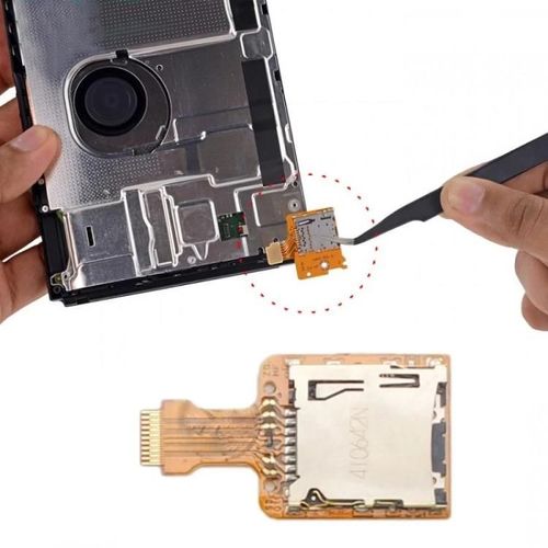 Emplacement Pour Carte Nintendo 3ds Xl Tf Avec Câble Flexible-Pièce De Rechange