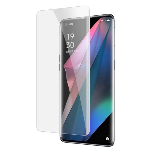 Oppo Find X3 Pro 9h Film De Protection Uv Incurvé 3d-Couverture Complète De L'écran